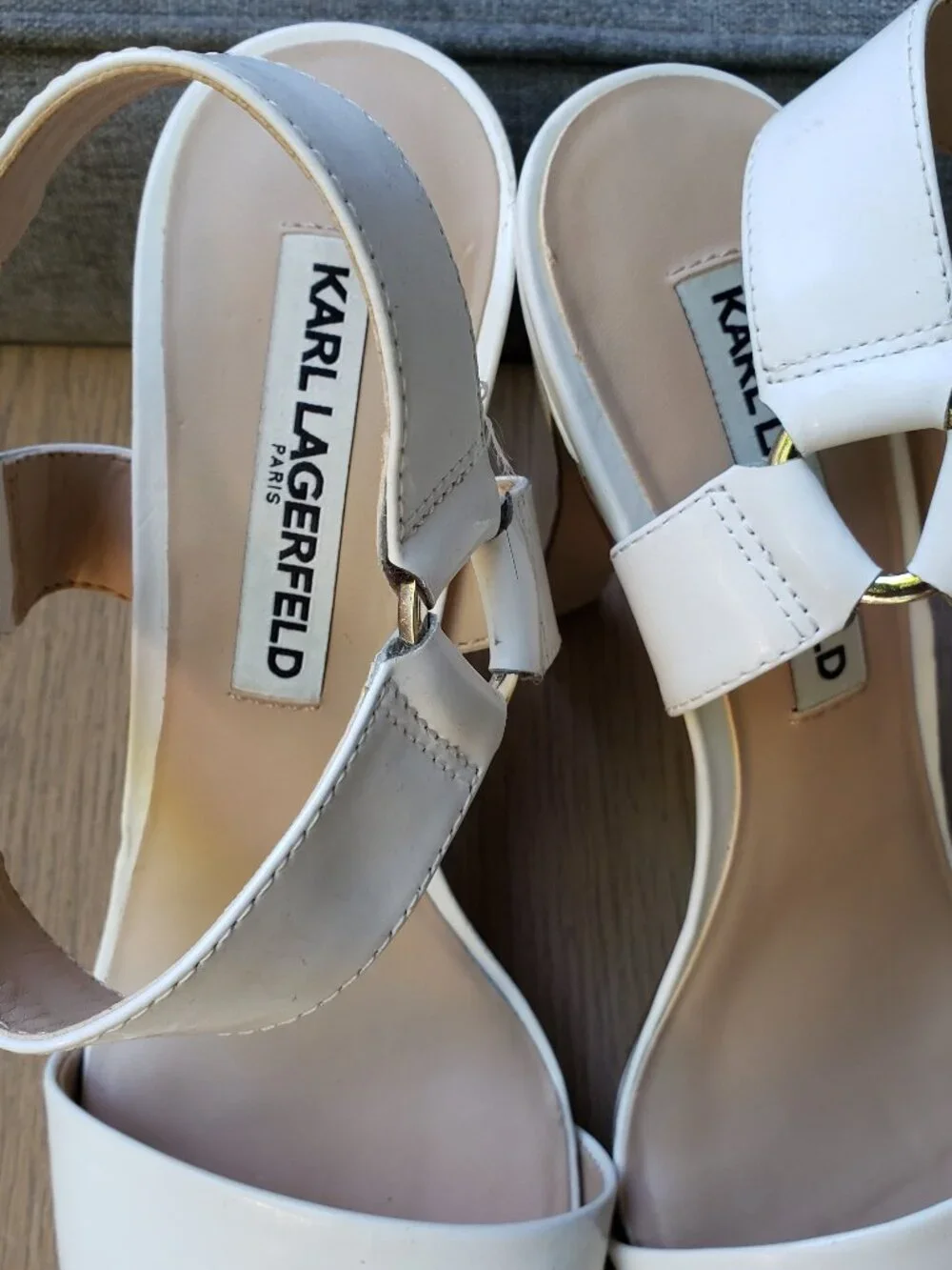 EUC Karl Lagerfeld Paris Cieone Premium Elegant Heeled Sandal (7.5)